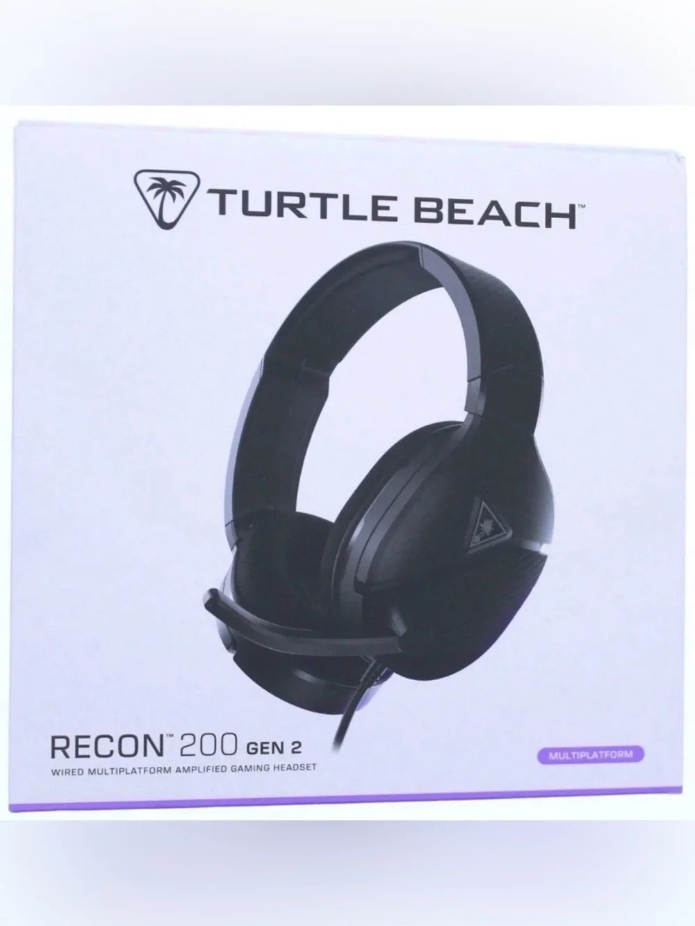 BRAND NEW in Box Turtle Beach Black Recon 200 Gen 2 Black Gaming Headset